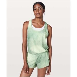 NWT Lululemon Chase Me Onesie Ocean Spray Fluro Citrus Light Cast Cement Grey 4